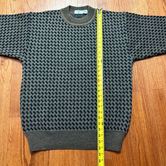 Valentino Uomo worsted wool crewneck vintage sweater size M - Picture 15 of 16